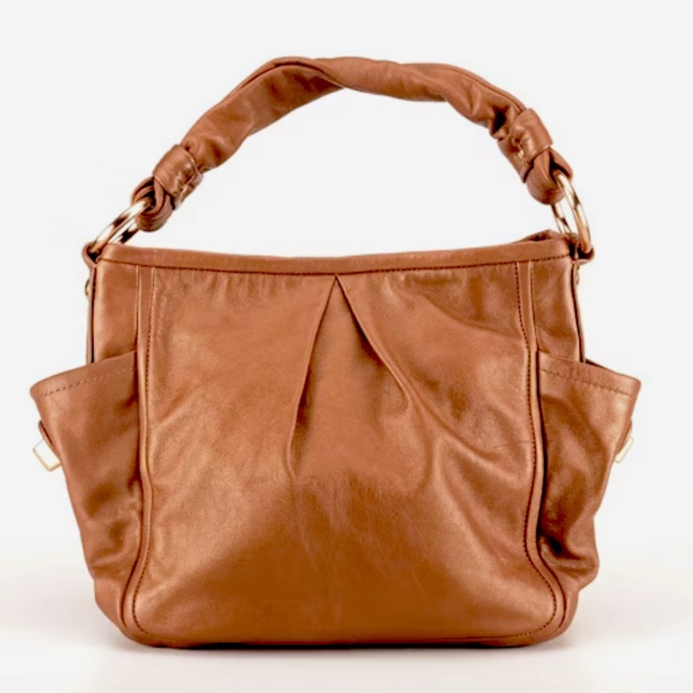 Coach Parker metallic cinnamon rose bag, GUC